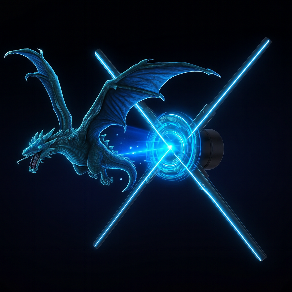 Hologramm Ventilator - Evidion LED Projektor